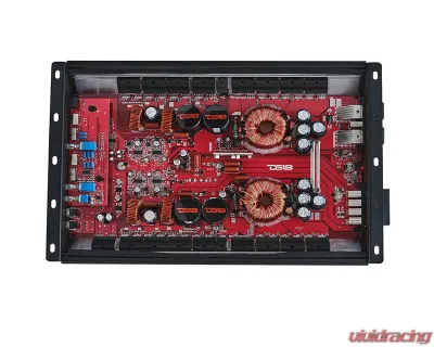 DS18 Black 4 x 300 Watts RMS 4-Ohm Hooligan KO Full Range Class D 4-Channel Amplifier - H-KO340