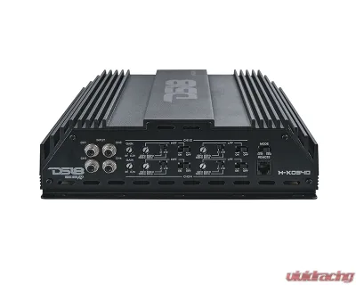 DS18 Black 4 x 300 Watts RMS 4-Ohm Hooligan KO Full Range Class D 4-Channel Amplifier - H-KO340