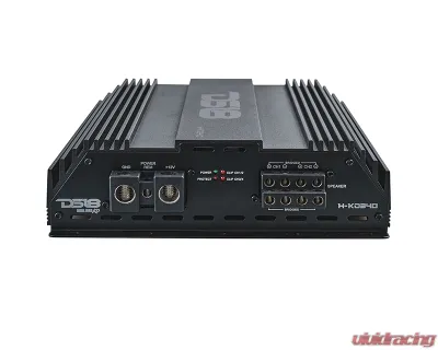 DS18 Black 4 x 300 Watts RMS 4-Ohm Hooligan KO Full Range Class D 4-Channel Amplifier - H-KO340