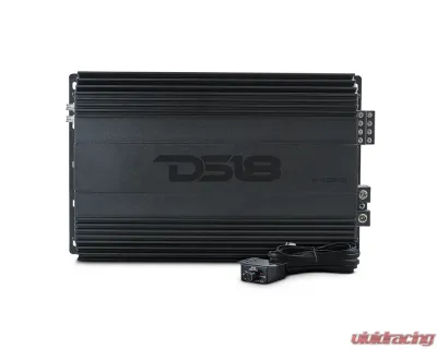 DS18 Black 4 x 300 Watts RMS 4-Ohm Hooligan KO Full Range Class D 4-Channel Amplifier - H-KO340