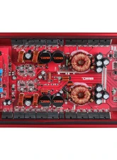 DS18 Red 4 x 300 Watts RMS 4-Ohm Hooligan KO Full Range Class D 4-Channel Amplifier                                     - H-KO340/RD - Image 2