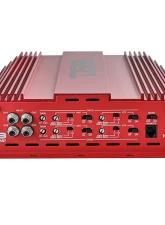 DS18 Red 4 x 300 Watts RMS 4-Ohm Hooligan KO Full Range Class D 4-Channel Amplifier                                     - H-KO340/RD - Image 3