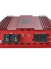 DS18 Red 4 x 300 Watts RMS 4-Ohm Hooligan KO Full Range Class D 4-Channel Amplifier                                     - H-KO340/RD - Image 4