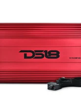 DS18 Red 4 x 300 Watts RMS 4-Ohm Hooligan KO Full Range Class D 4-Channel Amplifier                                     - H-KO340/RD - Image 6