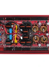 DS18 Red 5000 Watts RMS 1-Ohm Hooligan KO 1-Channel Amplifier w/ Voltmeter                                     - H-KO5/RD - Image 2