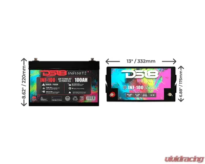 DS18 INFINITE 100 AH AGM Power Cell Battery - INF-100AH