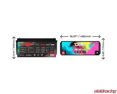 DS18 INFINITE 150 AH AGM Power Cell Battery - INF-150AH