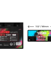 DS18 INFINITE 750 Watts 18 AH AGM Power Cell Battery                                     - INF-18AH - Image 2