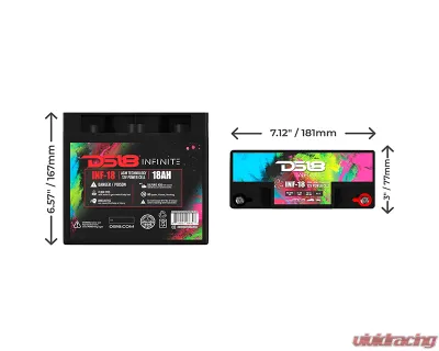 DS18 INFINITE 750 Watts 18 AH AGM Power Cell Battery - INF-18AH