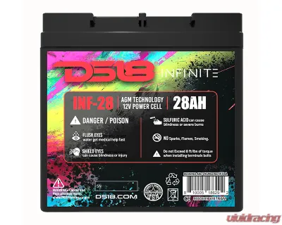 DS18 INFINITE 28 AH AGM Power Cell Battery - INF-28AH
