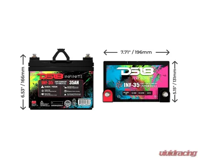 DS18 INFINITE 35 AH 1250 Watts AGM Power Cell 12 Volt Battery - INF-35AH