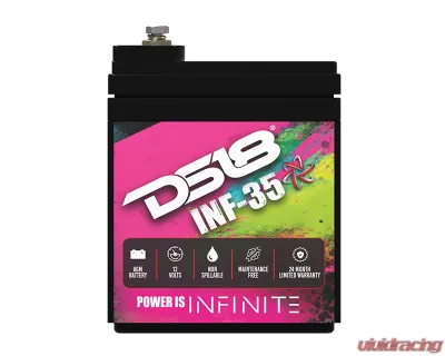 DS18 INFINITE 35 AH 1250 Watts AGM Power Cell 12 Volt Battery - INF-35AH
