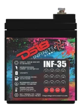 DS18 INFINITE 35 AH 1250 Watts AGM Power Cell 12 Volt Battery                                     - INF-35AH - Image 5