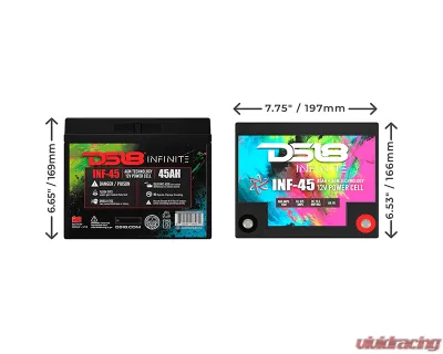 DS18 INFINITE 45 AH AGM Power Cell Battery - INF-45AH