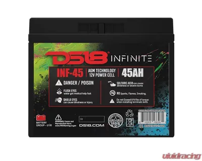 DS18 INFINITE 45 AH AGM Power Cell Battery - INF-45AH