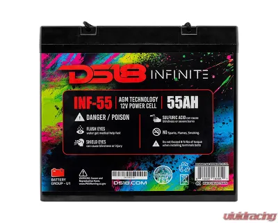DS18 INFINITE 55 AH AGM Power Cell Battery - INF-55AH