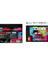 DS18 INFINITE 80 AH 2300 Watts AGM Power Cell 12 Volt Battery                                     - INF-80AH - Image 2