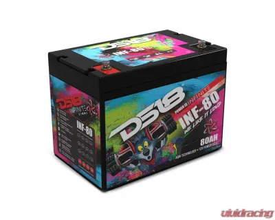 DS18 INFINITE 80 AH 2300 Watts AGM Power Cell 12 Volt Battery - INF-80AH
