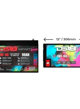 DS18 INFINITE 90 AH 2500 Watts AGM Power Cell 12 Volt Battery                                     - INF-90AH - Image 2