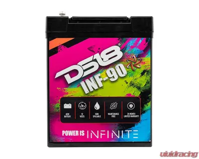 DS18 INFINITE 90 AH 2500 Watts AGM Power Cell 12 Volt Battery - INF-90AH