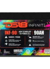 DS18 INFINITE 90 AH 2500 Watts AGM Power Cell 12 Volt Battery                                     - INF-90AH - Image 6