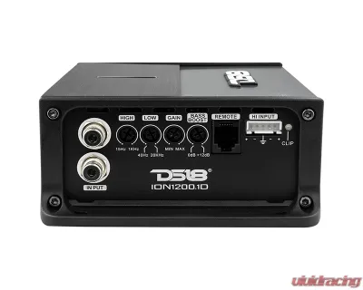 DS18 1200 Watts RMS 1-Ohm ION Compact Full Range 1 Channel Amplifier - ION1200.1D
