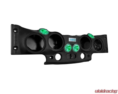 DS18 4x8" Speakers Black Overhead Sound Bar System w/ Tweeters PRO-TW4L / 2 X Drivers PRO-DRNSC1.5 & Harness Jeep Wrangler JK | JKU - JK-SBAR/BK.HT