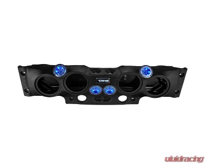 DS18 4x8" Speakers Black Overhead Sound Bar System w/ Tweeters PRO-TW4L / 2 X Drivers PRO-DRNSC1.5 & Harness Jeep Wrangler JK | JKU - JK-SBAR/BK.HT