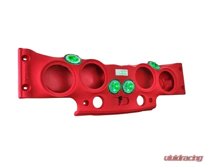 DS18 4x8" Speakers Red Overhead Sound Bar System w/ Tweeters PRO-TW4L / 2 X Drivers PRO-DRNSC1.5 & Harness Jeep Wrangler JK | JKU - JK-SBAR/RD.HT