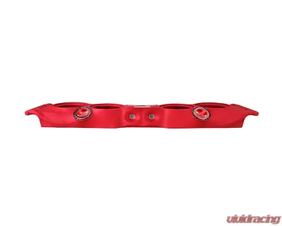 DS18 4x8" Speakers Red Overhead Sound Bar System w/ Tweeters PRO-TW4L / 2 X Drivers PRO-DRNSC1.5 & Harness Jeep Wrangler JK | JKU - JK-SBAR/RD.HT