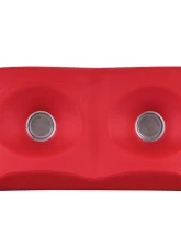 DS18 4x8" Speakers Red Overhead Sound Bar System w/ Tweeters PRO-TW4L / 2 X Drivers PRO-DRNSC1.5 & Harness Jeep Wrangler JK | JKU                                     - JK-SBAR/RD.HT - Image 6