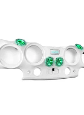 DS18 4x8" Speakers White Overhead Sound Bar System w/ Tweeters PRO-TW4L / 2 X Drivers PRO-DRNSC1.5 & Harness Jeep Wrangler JK | JKU                                     - JK-SBAR/WH.HT - Image 3