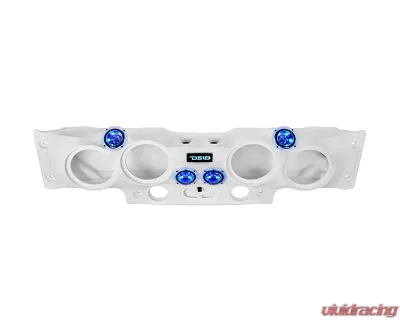 DS18 4x8" Speakers White Overhead Sound Bar System w/ Tweeters PRO-TW4L / 2 X Drivers PRO-DRNSC1.5 & Harness Jeep Wrangler JK | JKU - JK-SBAR/WH.HT