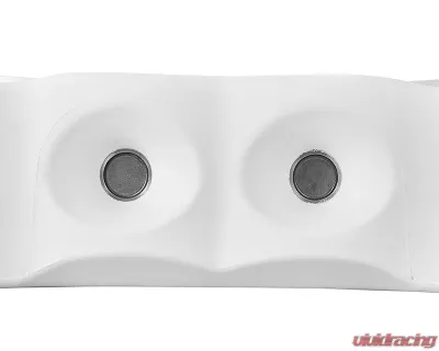 DS18 4x8" Speakers White Overhead Sound Bar System w/ Tweeters PRO-TW4L / 2 X Drivers PRO-DRNSC1.5 & Harness Jeep Wrangler JK | JKU - JK-SBAR/WH.HT