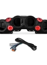 DS18 4x8" Speakers Black Overhead Sound Bar System w/ Tweeters PRO-TW4L & Harness Jeep Wrangler JL | JLU | JT 2018-2023                                     - JL-SBAR/BK.HT - Image 8