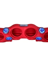 DS18 4x8" Speakers Red Overhead Sound Bar System w/ Tweeters PRO-TW4L & Harness Jeep Wrangler JL | JLU | JT 2018-2023                                     - JL-SBAR/RD.HT - Image 3