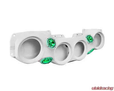 DS18 4x8" Speakers White Overhead Sound Bar System w/ Tweeters PRO-TW4L & Harness Jeep Wrangler JL | JLU | JT 2018-2023 - JL-SBAR/WH.HT