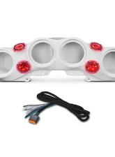 DS18 4x8" Speakers White Overhead Sound Bar System w/ Tweeters PRO-TW4L & Harness Jeep Wrangler JL | JLU | JT 2018-2023                                     - JL-SBAR/WH.HT - Image 8