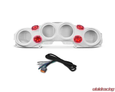 DS18 4x8" Speakers White Overhead Sound Bar System w/ Tweeters PRO-TW4L & Harness Jeep Wrangler JL | JLU | JT 2018-2023 - JL-SBAR/WH.HT