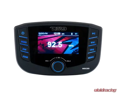 DS18 3 Zones 4 Volts Output Bluetooth RDS 4x50 Watts Marine Headunit TFT Screen - MRX300