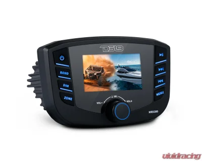 DS18 3 Zones 4 Volts Output Bluetooth RDS 4x50 Watts Marine Headunit TFT Screen - MRX300