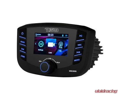 DS18 3 Zones 4 Volts Output Bluetooth RDS 4x50 Watts Marine Headunit TFT Screen w/ Europe DAB+ - MRX300D