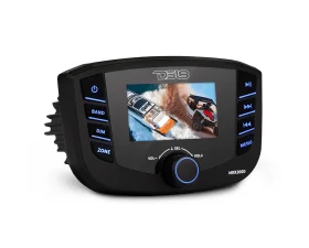 DS18 3 Zones 4 Volts Output Bluetooth RDS 4x50 Watts Marine Headunit TFT Screen w/ Europe DAB+