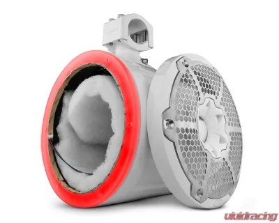 DS18 White 10" Marine Tower w/ Integrated RGB LED Lights - NXL-X10TP/WH.NS