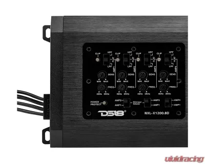 DS18 8x150 Watts RMS 4-Ohm NXL 8-Channel Full-Range Class D IP67 Marine & Powersports Amplifier - NXL-X1200.8D