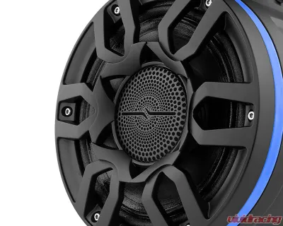 DS18 500 Watts Black NXL 8" Compact Wakeboard Tower Speakers w/ Hybrid Mid-Range / Compression Driver Loudspeaker / RGB LED Lights & Speaker Cover - NXL-X8PRO/BK