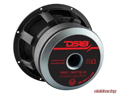 DS18 3000 Watts RMS 8-Ohm Pancadao 12" Mid-Bass Loudspeaker - PRO-3KP12.8