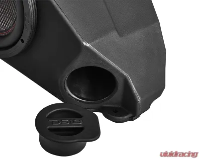 DS18 Glove Box 1200 Watts Carbon Fiber 10" Subwoofer Enclosure Polaris RZR 2014-2022 - RZR-GBSUB10LD