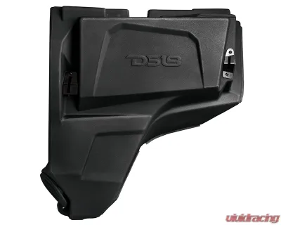DS18 Glove Box 1200 Watts Carbon Fiber 10" Subwoofer Enclosure Polaris RZR 2014-2022 - RZR-GBSUB10LD