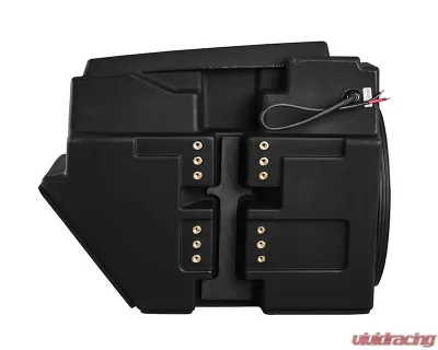 DS18 Glove Box 1200 Watts Carbon Fiber 10" Subwoofer Enclosure Polaris RZR 2014-2022 - RZR-GBSUB10LD